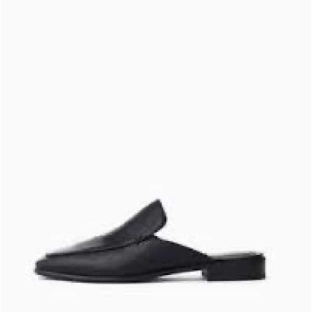 rag & bone ASLEN LOAFER MULE leather black